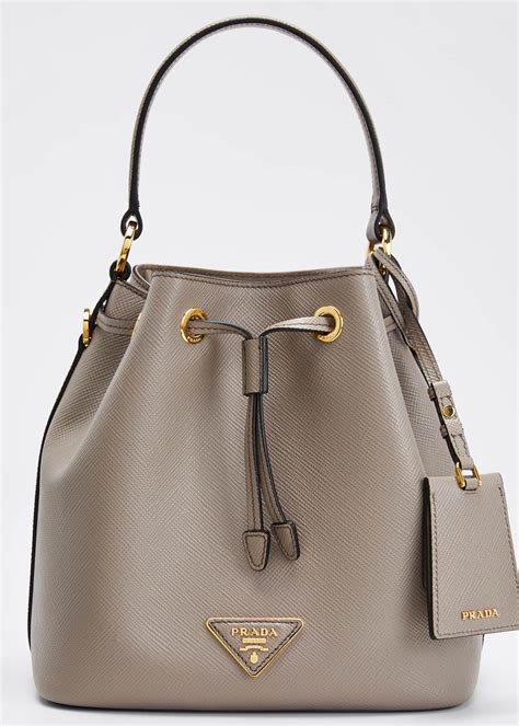 prada saffiano bucket bag w removable crossbody strap|authentic prada saffiano.